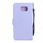 Wholesale Samsung Galaxy Note 5 Folio Flip Leather Wallet Case with Strap (Purple)